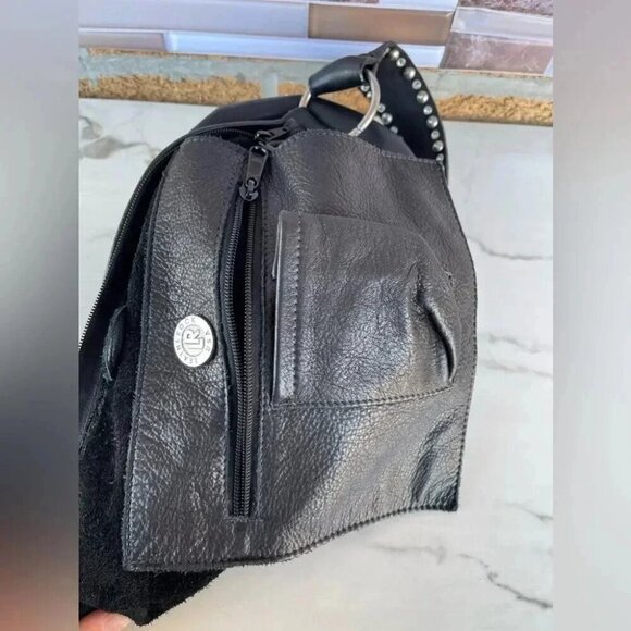 Leather rock usa black leather bag - Picture 14 of 16